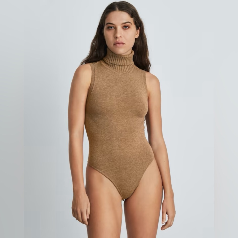 The Cotton–Merino Turtleneck Bodysuit